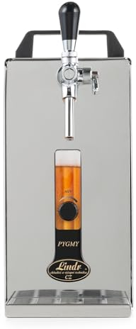 ich-zapfe Komplett Set - Zapfanlage, Bierzapfanlage, Bierzapfen PYGMY 20/K mit Membranpumpe, 1-leitig Trockenkühlgerät aus Edelstahl, 25 Liter/h, Green Line, Zapfkopf:NC Adapter