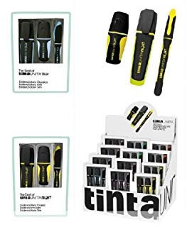 TINTA UNITA. SET 3 EVIDENZIATORI NIGHT & DAY: PENNA, CLASSIC E MINI LILLA PASTE