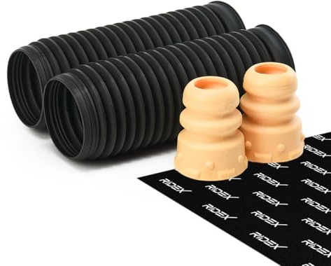RIDEX Staubschutzsatz Stoßdämpfer Vorne Service Kit Kompatibel mit VW Golf 7 Schrägheck 5G1, BQ1, BE1, BE2 Golf 6 5K1 Golf 5 Schrägheck 1K1 TOURAN 1T1, 1T2, SKODA Octavia III Combi 5E5