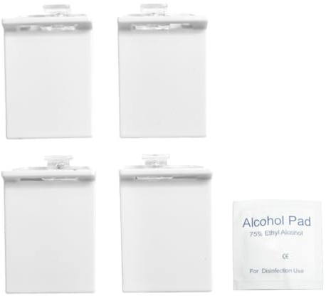 Home-Vision Premium Plissee Zubehör zum Kleben Halterungen Set / 4 Stück | Innenrahmen Blickdicht Sonnenschutz Jalousie für Fenster