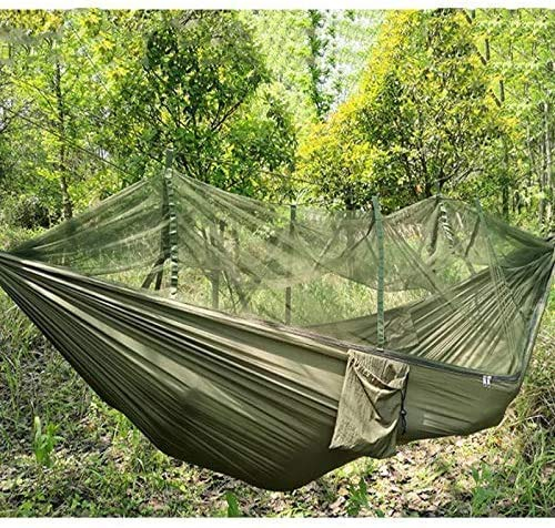 Hamocks Outdoor Camping Hängematte mit Moskitonetz Hängebett Camping Nylongewebe Polyester Mesh Hommock Moskitonetz Mode