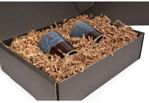 Geschreddertes Kraftpapier Premium 1kg - braune Farbe - Füllmaterial für Versand Kartons Geschenke - Stroh für Pakete - umweltfreundlicher Transportschutz Verpackungsmaterial