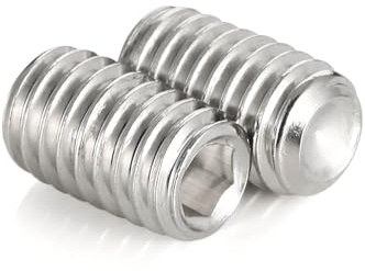 25 PCS 5/16-18 x 1/4 Set Screws, Internal Hex Head Allen Drive Cup Point Screws with Hex Key Wrench, 304 Stainless Steel
