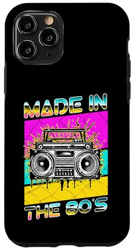 Hülle für iPhone 11 Pro Hergestellt im 80er Jahre 1980er Boombox Graffiti 80er Jahre Hip-Hop-Stil