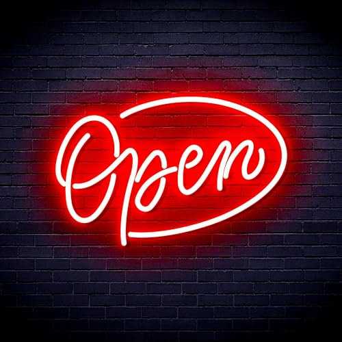 ADVPRO Open Sign Flex Silikon-LED-Neonschild – Rot – st16s43-fnu0079-r