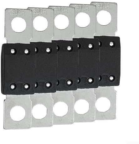 Paquete surtido de fusibles MEGA 60A, 80A, 100A, 125A, 200A, 250A, 300A, 5 fusibles de coche (300 A)
