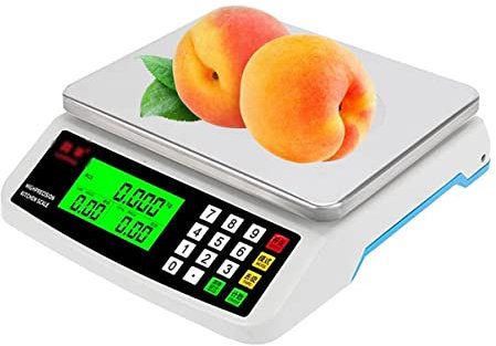 Balance de cuisson numérique de cuisine, balance alimentaire électronique, balance de calcul de prix numérique 30 kg/1 g, fonction de tare, balance de cuisine alimentaire avec écran LCD pour balance