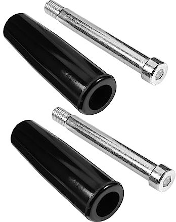 BCOATH 4 Stück Handrad Für Werkzeugmaschinen Griffe Mit Gewinde Glasgriff Schrauben Fräsmaschinengriff Drehbank Handrad Siebträger Handgriff Für Schleifmaschine Knöpfe Black Bakelit