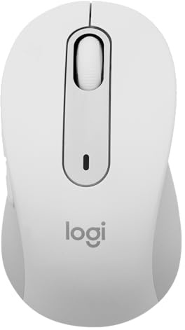 Logitech Signature M650 L Full Size Wireless Mouse - For Large Sized Hands, 2-Year Battery, Silent Clicks, Customisable Side Buttons, Bluetooth, for PC/Mac/Multi-Device/Chromebook - Grey