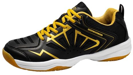 Yummsion Scarpe da Tennis Scarpe Badminton,Pingpong Badminton Sneakers Scarpe,Uomo Running Basket Sneakers Scarpe,Prevenire Le Distorsioni,Adatto per Tennis,Squash,Pallavolo E Altri