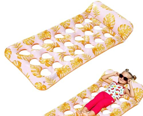 Bouée de natation pour adulte, chaise longue gonflable pliable | Île de natation pour homme et femme