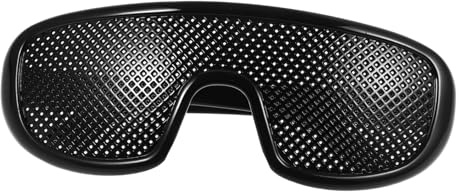Yardenfun Gafas Estenopeicas para Ligeras y Cómodas Anteojos Plásticos para Hombres y Mujeres Diseño Portátil Bloqueo de Luz