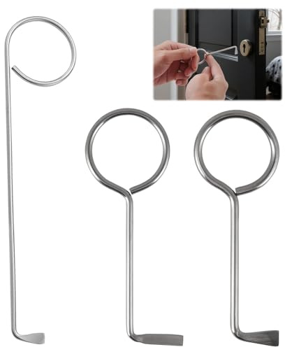 Soiftra Universal Dietrich Set,3 Stück,Profi Buntbartschlüssel Universal, Türöffnungswerkzeug,Universalschlüssel für Zimmertüren,Dietrich Schlüssel für Schrank,Bartschlüssel Dietrichset,Öffnet Nahezu