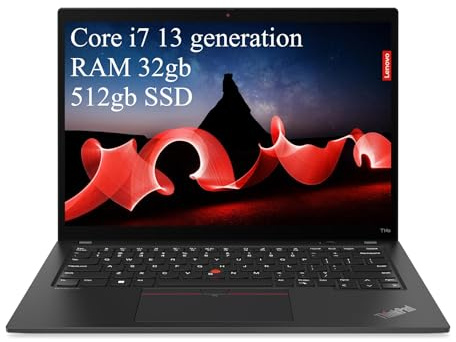 Lenovo ThinkPad T14s Gen 4 – PC Portable Professionnel 14 Tactile (Core i7, 32Go RAM, 512Go SSD, Win 11 Pro) – Léger et Puissant, idéal pour Entreprise, Clavier AZERTY français