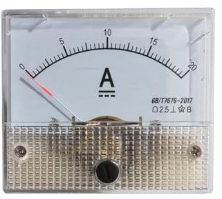 85C1 Amperometro DC-Analog Corrente Meter Pannello Puntatore Meccanico Tipo Livello Header