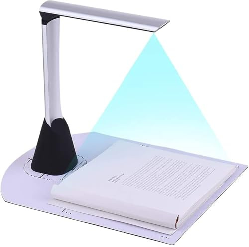 Escáner de documentos con reconocimiento de texto OCR, escaneo de alta velocidad en 1 segundo para libros y documentos