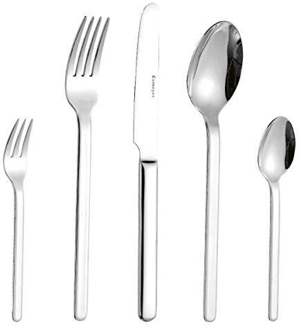 Esmeyer 250-030 Besteck-Set Bettina Hochglanz-poliert 30-teilig, Edelstahl, 22 x 7 x 6 cm, Silver