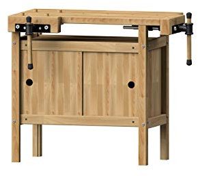 ANKE Hobelbank/barnhusbank modell 40 (massivt fiberplatta för bok; växer med barn; 920 x 540 x 640/750 mm) 800058