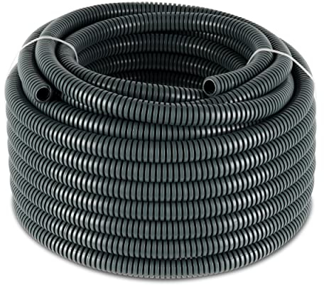 REV ISO-Rohr für Elektroinstallation, Kabelrohr EN32, flexibel 10m 750N/5cm, -5°C bis +60°C, grau