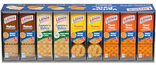 Lance Assorted Sandwich Crackers, 36 Count Variety Pack