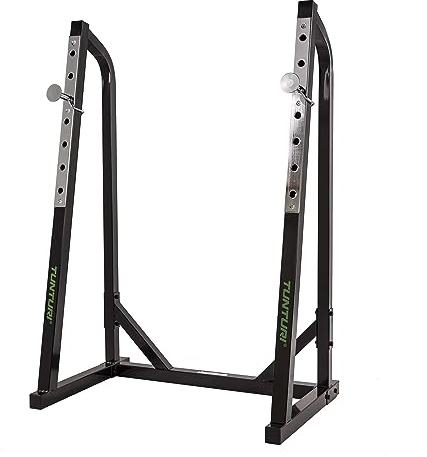 Tunturi WT40 Squat Ständer, Kniebeugen Rack, Squat Rack, höhenverstellbare Ablage, Langhantelständer