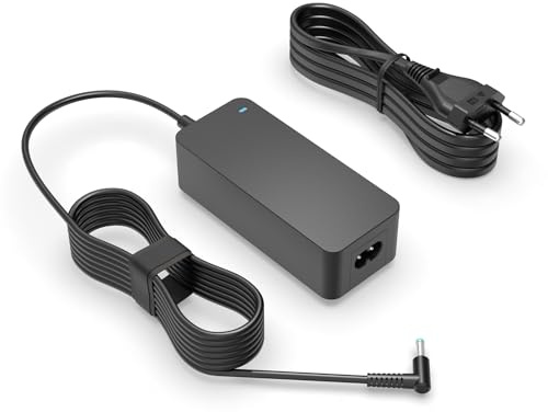 Chargeur 65W 45W Compatible avec HP Envy X360 13 15 17 Elitebook Folio 1040 G3 Pavilion X360 Stream 11 Pro Alimentation Adaptateur pour Ordinateur Portable