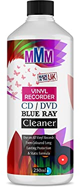 PROFESSIONAL VINYL RECORD CLEANER CD DVD CLEANING FLUID SPRAY Fast Delivery (250ML CAP)