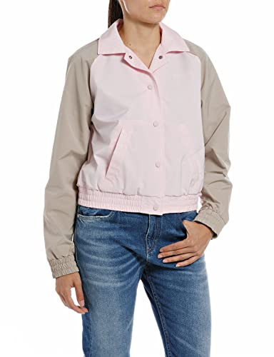 Replay Dam W7771 collegejacka 664 Light Rose, XS, 664 ljusros, XS