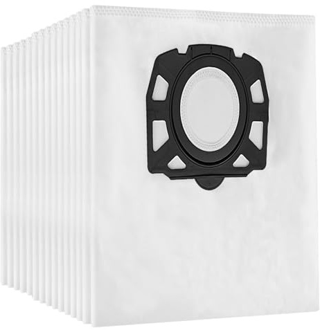 15 Staubsaugerbeutel für Kärcher WD2 Plus WD3.200-WD3.800 M/ KWD1 KWD3 MV3 SE4001/SE4002, KFI357 Vliesstoff Beutel(2.863-314.0)