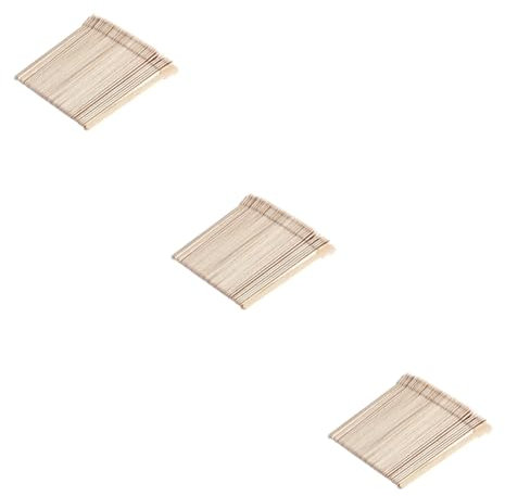 Didiseaon 150pièces Spatules Pour Épilation Bâtons De Cire Couleur Naturel Pour Usage Professionnel Ou Domestique