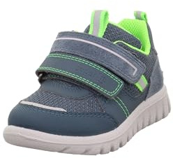 Superfit SPORT7 Mini, Scarpe per Chi Inizia a Camminare Bambina, Blau/Hellgrün 8060, 20 EU Larga