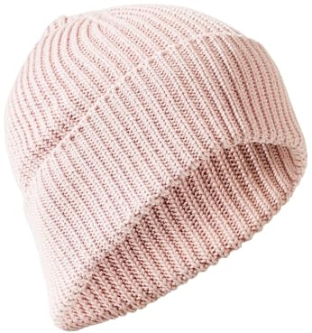 camel active Damen Strick-Beanie aus Reiner Baumwolle
