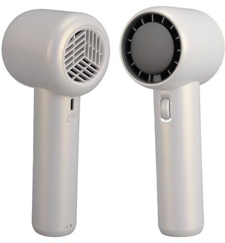 Cuifati Tragbarer Hand-Turbo-Ventilator, 3 Ganggeschwindigkeiten, Wiederaufladbarer -USB-Ventilator, 3500 MAh, Kleiner Persönlicher Ventilator mit Air Turbo Tech-Taschenkühlventilator