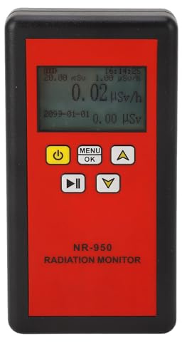 Geigerzähler-Strahlungsmonitor, Strahlungsdetektor-Dosimeter, NR 950 Nuklearstrahlungserkennungsmonitor, Beta-Gamma-Röntgenmonitor für Meeresfrüchtekontamination