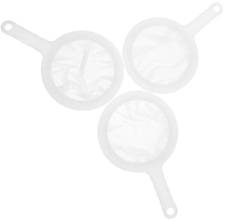 LABRIMP Colador De Malla De Nailon 3 Tamaños Para Cocina De Plástico Ideal Para Leche Yogur y Zumo