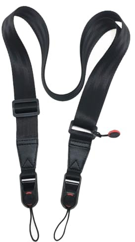 COYUN 1 pcs Sangle pour Appareil Photo, Réglable Courroie Appareil Photo Nylon, Élargir Sangle Appareil Photo, Caméra Épaule Courroie, Bandoulière Courroie Lavable Laniere Bandouliere Appareil Photo