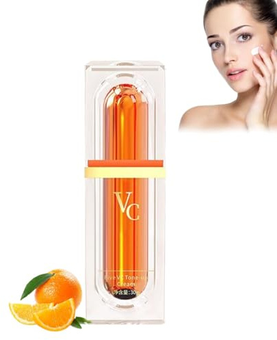 Japanische Vitamin C Make-up Tone Up Creme, Schnell wirksame Feuchtigkeitscreme für strahlende Haut, Feuchtigkeitsspendender, aufhellender Concealer, für alle Hauttypen (1pcs)