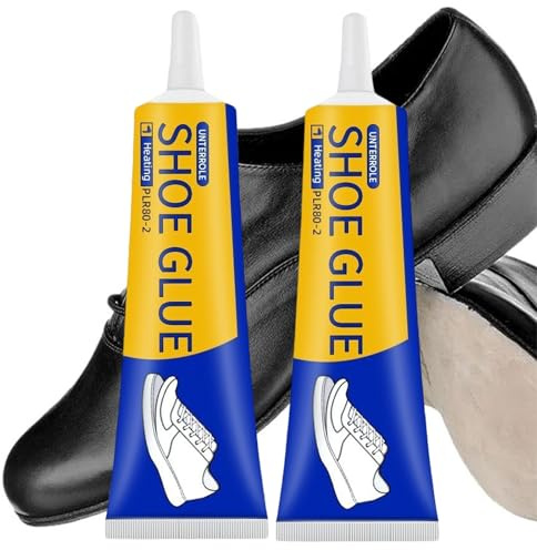 Colla Scarpe,2 Pezzi 60ml Colla Scarpe Suola,Colla Forte per Scarpe,Collas Scarpe Trasparente,Collas per Riparazione di Scarpe Trasparente,Scarpe Impermeabile e Non Indurente,Per Usurate,Stivali