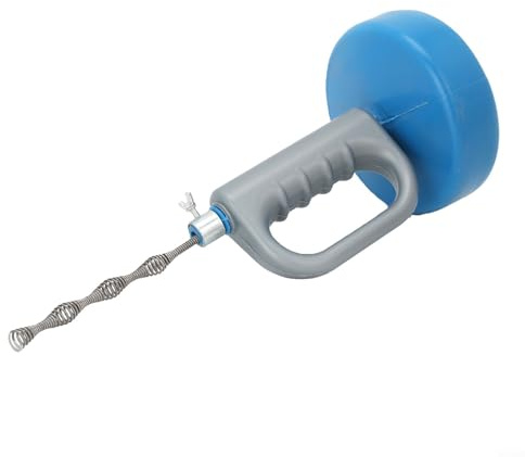 Pulitore a spirale per tubi di scarico per trapano manuale – 3 m/4 m/5 m/7 m/10 m/13 m, filo di acciaio al carbonio, resistente alla ruggine, per lavandini, docce, vasche da bagno e WC (F)