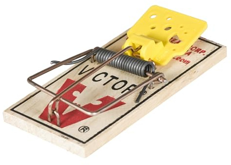 Victor Easy Set Mouse Trap - Easy Reusable Mouse Control - Pack of 2 Snap Traps #M035