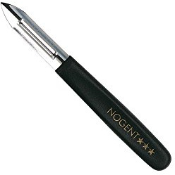 Nogent - Eplucheur 2 tranchants manche noir