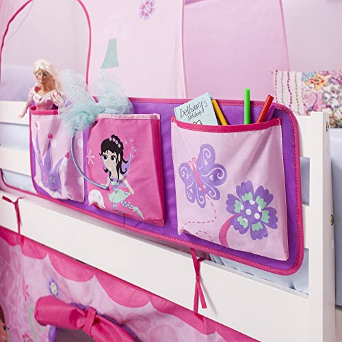Bed Tidy, Pocket/Organiser for Cabin Beds/Bunks (FAIRIES DESIGN) Noa & Nani