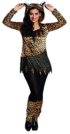 Rubie's Leopard Damen Kostüm Raubkatze Katzenkostüm Karneval Fasching Gr.50