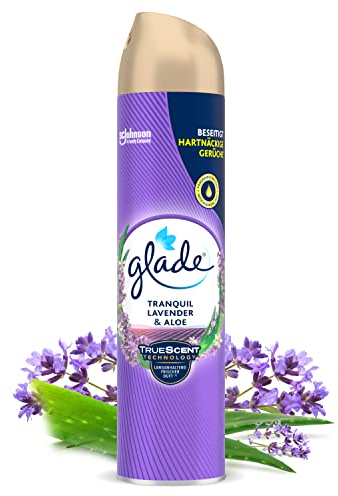 Glade Duftspray für langanhaltende Frische in allen Räumen, Lufterfrischer Spray, Lavendel Duft, 1er Pack (1 x 300 ml)
