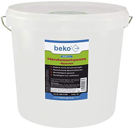 BEKO 2993010 BEK-2993010 CareLine handtvätt pasta-special-10 l, färg