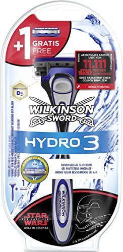 Wilkinson Sword Hydro 3 Herren Rasierer Starterset mit 1 Ersatzklinge (sortiert Edition nicht frei wählbar)