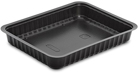 GUILLIN - ALPHACEL MCL1020N SACHET DE 75 Barquette Scellable 1010cc, Polypropylène, Noir, 22,7 x 17,7 x 3,3 cm
