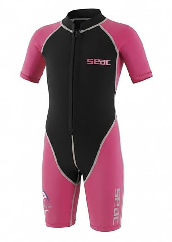 Seac Dolphin, Shorty Wetsuit for Kids in a 1,5mm Neoprene and Lycra for Swimming, Snorkelling and Playing in the Water