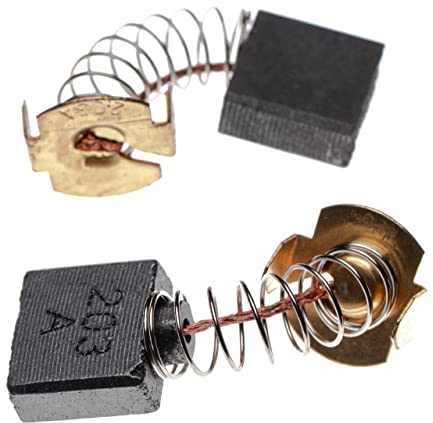 vhbw 2X Kohlebürste 7 x 18 x 16 mm Ersatz für Makita CB-203, 191953-5, CB-203A für Elektrowerkzeug + Feder