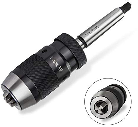 Mandrin auto-serrant, 1 mandrin auto-serrant 1-16 mm b16 pour perceuse à tour, perceuse